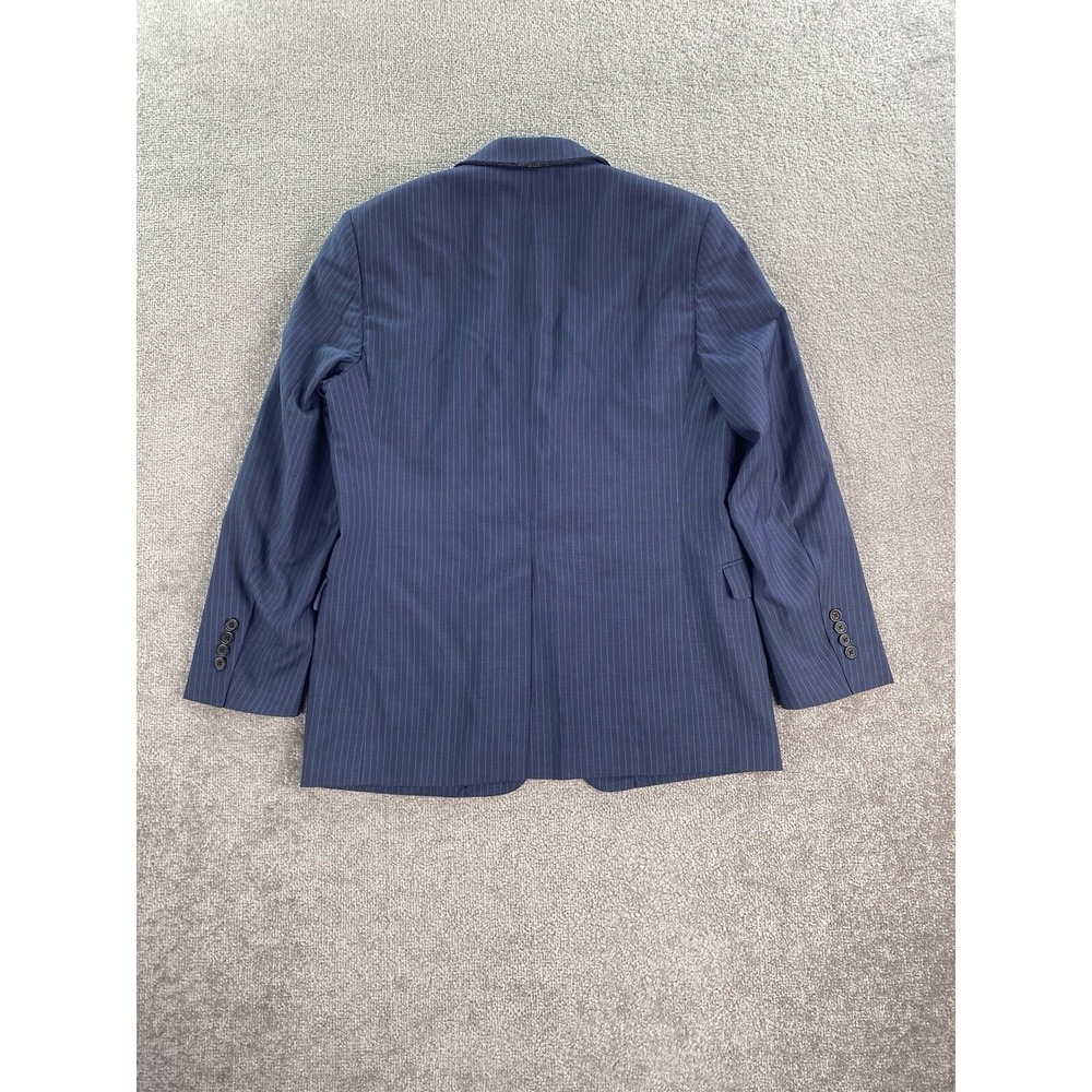 Brooks Brothers Suit Jacket 42 R Blue Wool Striped Tellegno 1900 Regent Italy - Picture 8 of 16